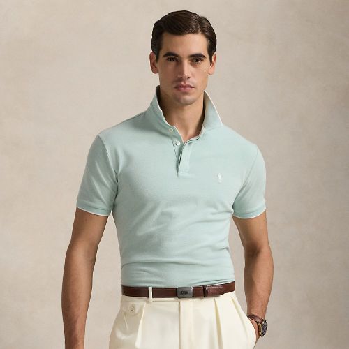 Polo ajusté en piqué Oxford stretch - Polo Ralph Lauren - Modalova