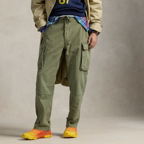 Pantalon cargo en sergé à chevrons - Polo Ralph Lauren - Modalova