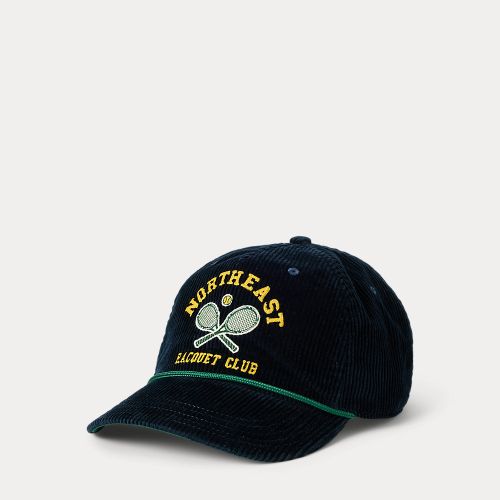 Casquette brodée en velours côtelé - Polo Ralph Lauren - Modalova