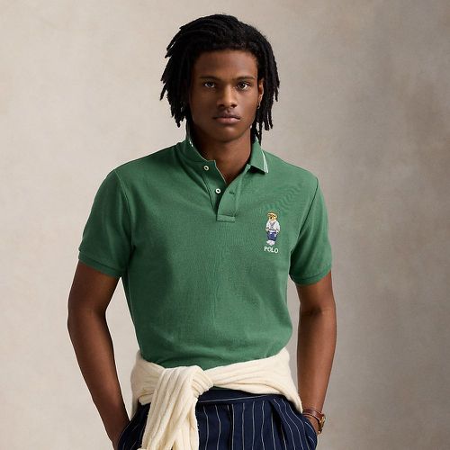 Polo ajusté Polo Bear en coton piqué - Polo Ralph Lauren - Modalova