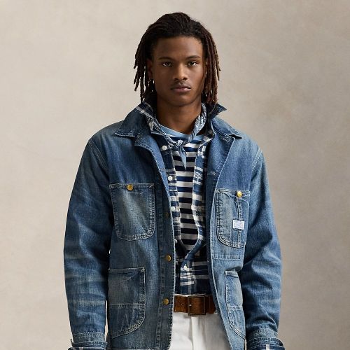 Veste utilitaire en denim - Polo Ralph Lauren - Modalova