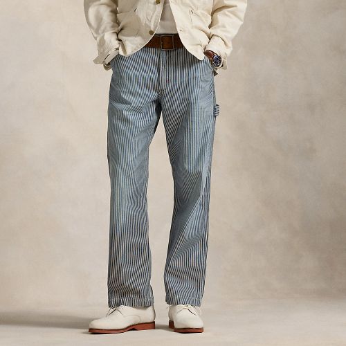 Pantalon Polo rayé hickory indigo - Polo Ralph Lauren - Modalova