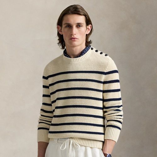 Pull rayé en coton et lin - Polo Ralph Lauren - Modalova