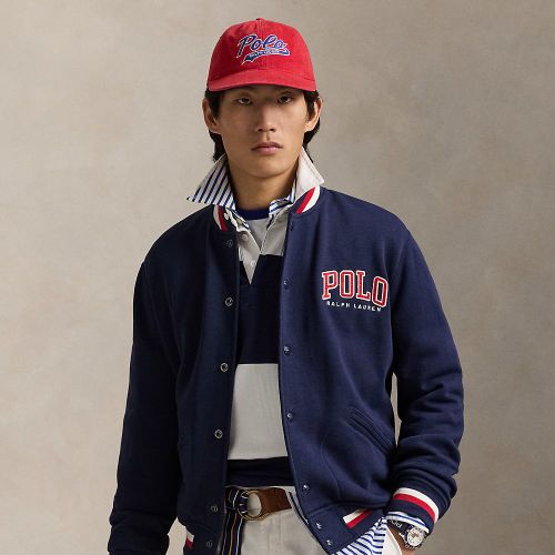 Veste de baseball universitaire molleton - Polo Ralph Lauren - Modalova