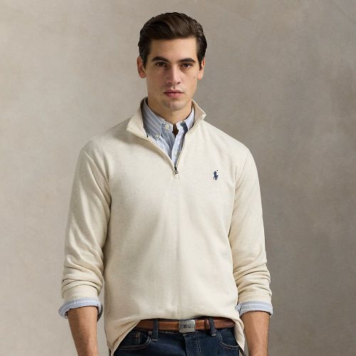 Pull demi-zippé en jacquard - Polo Ralph Lauren - Modalova