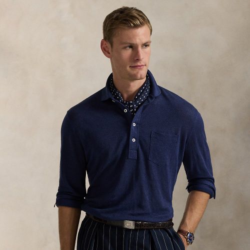 Polo en lin piqué - Polo Ralph Lauren - Modalova