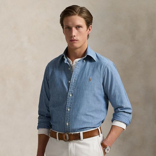 Surchemise en chambray indigo - Polo Ralph Lauren - Modalova