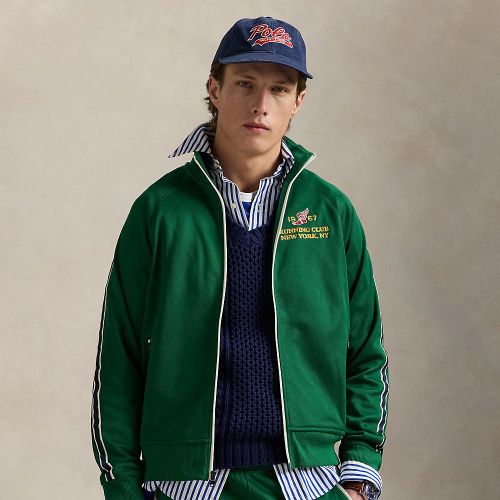 Veste d'athlétisme brodée tricot tressé - Polo Ralph Lauren - Modalova