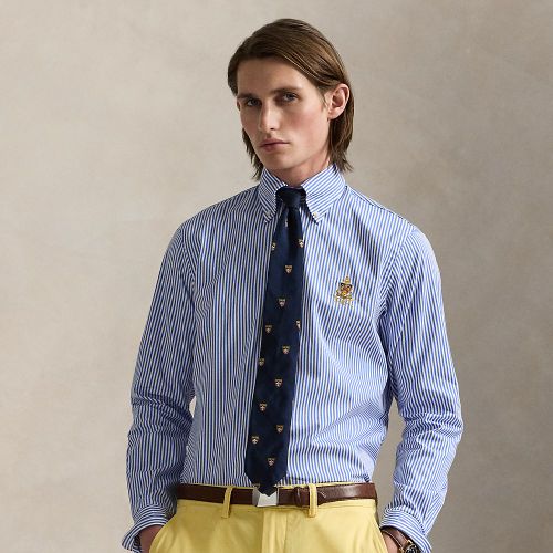 Chemise rayée blason classique popeline - Polo Ralph Lauren - Modalova
