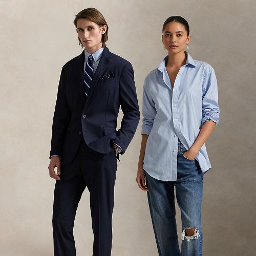 Chemise Classic Fit rayée en popeline - Polo Ralph Lauren - Modalova