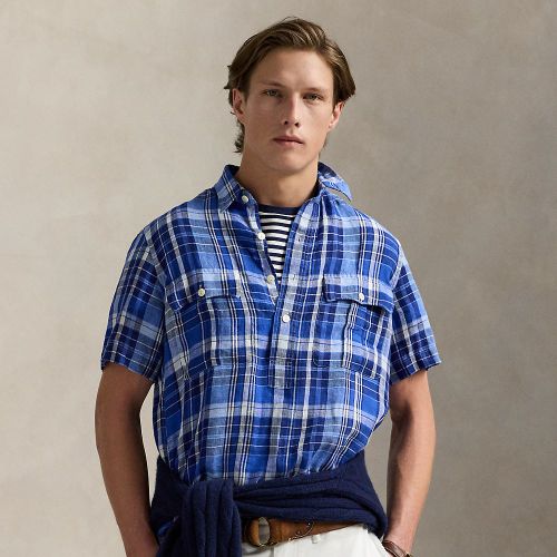 Chemise écossaise Classic Fit en lin - Polo Ralph Lauren - Modalova