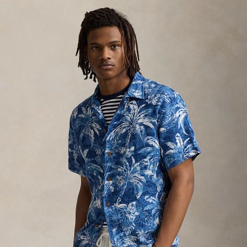 Chemise classique motif tropical en lin - Polo Ralph Lauren - Modalova