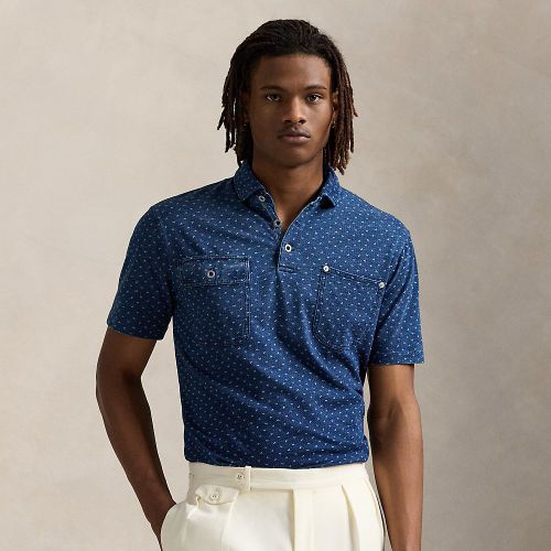 Polo Classic Fit en jersey indigo - Polo Ralph Lauren - Modalova