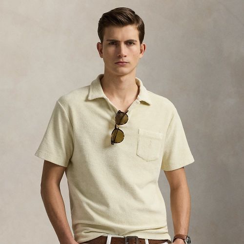 Polo en coton éponge teint aux minéraux - Polo Ralph Lauren - Modalova