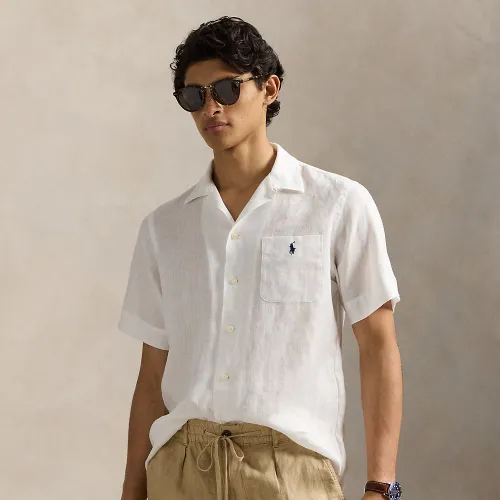 Chemise safari Classic Fit en lin - Polo Ralph Lauren - Modalova