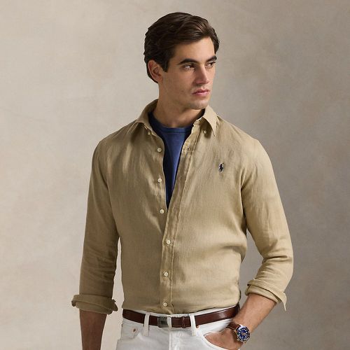 Chemise en lin coupe ajustée - Polo Ralph Lauren - Modalova