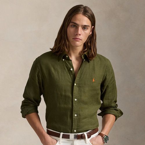 Chemise en lin coupe ajustée - Polo Ralph Lauren - Modalova