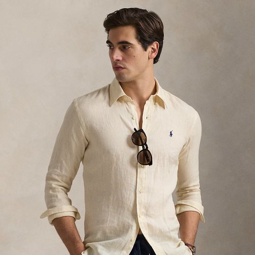 Chemise Custom Fit en lin - Polo Ralph Lauren - Modalova