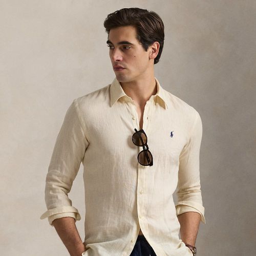 Chemise en lin Custom Fit - Polo Ralph Lauren - Modalova