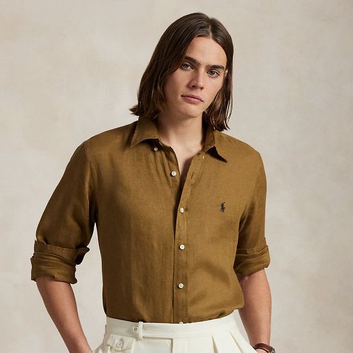 Chemise en lin coupe ajustée - Polo Ralph Lauren - Modalova