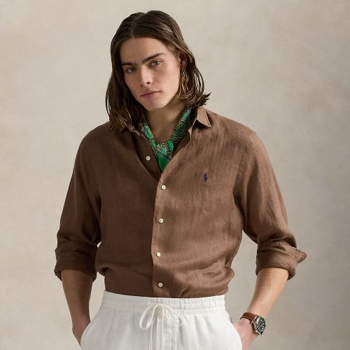 Chemise en lin coupe ajustée - Polo Ralph Lauren - Modalova