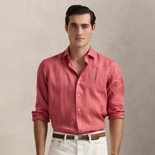 Chemise en lin coupe ajustée - Polo Ralph Lauren - Modalova