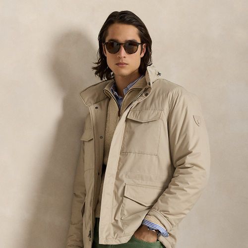 Veste de treillis à capuche en gabardine - Polo Ralph Lauren - Modalova