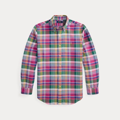 Chemise Oxford ajustée écossaise - Polo Ralph Lauren - Modalova