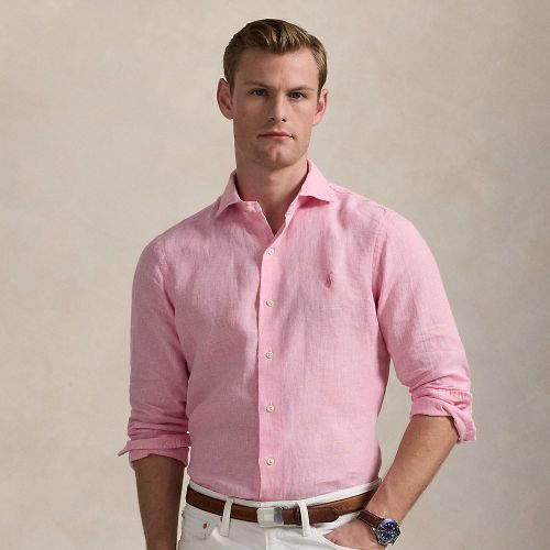 Chemise en lin coupe ajustée - Polo Ralph Lauren - Modalova
