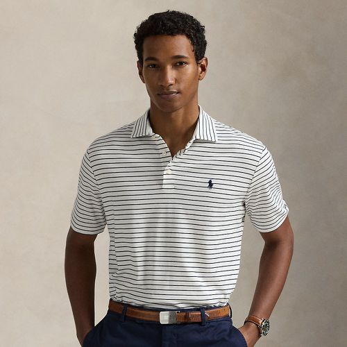 Polo rayé Custom Slim Fit en coton doux - Polo Ralph Lauren - Modalova