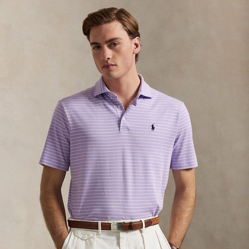 Polo rayé Custom Slim Fit en coton doux - Polo Ralph Lauren - Modalova