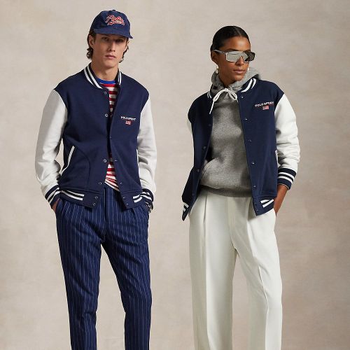 Veste de baseball Polo Sport en molleton - Polo Ralph Lauren - Modalova