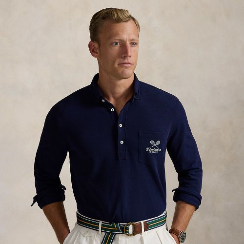 Polo Wimbledon en piqué Classic Fit - Polo Ralph Lauren - Modalova