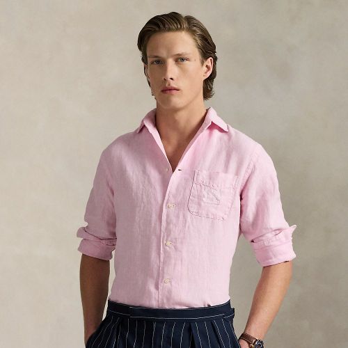 Chemise Wimbledon brodée en lin - Polo Ralph Lauren - Modalova