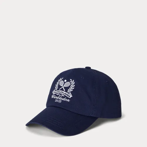 Casquette Wimbledon à écusson en sergé - Polo Ralph Lauren - Modalova