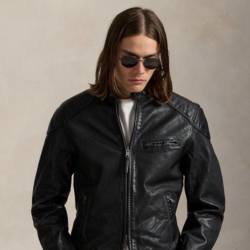 Perfecto Café Racer en cuir - Polo Ralph Lauren - Modalova