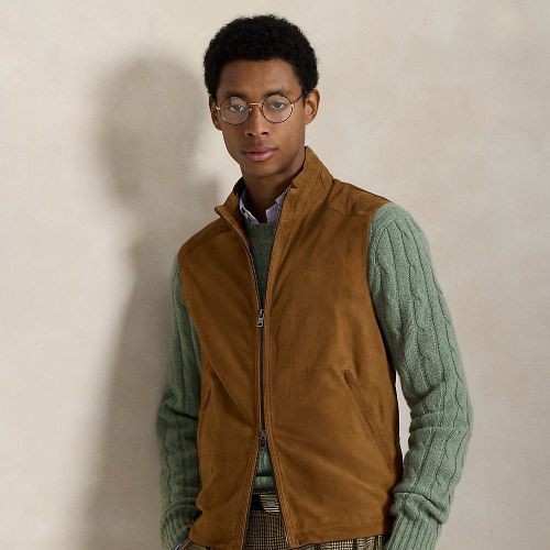 Gilet en daim - Polo Ralph Lauren - Modalova