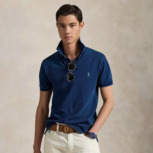 Polo Slim Fit en piqué indigo - Polo Ralph Lauren - Modalova