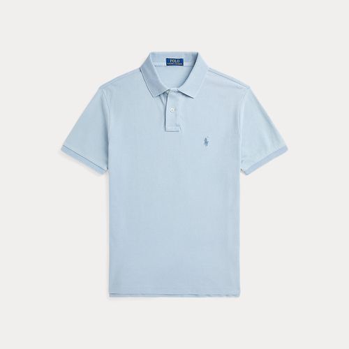 Polo ajusté en piqué indigo - Polo Ralph Lauren - Modalova