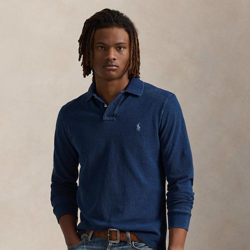 Polo en piqué indigo Custom Slim Fit - Polo Ralph Lauren - Modalova