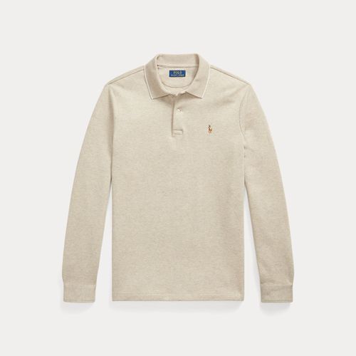 Pull à col polo en maille double - Polo Ralph Lauren - Modalova