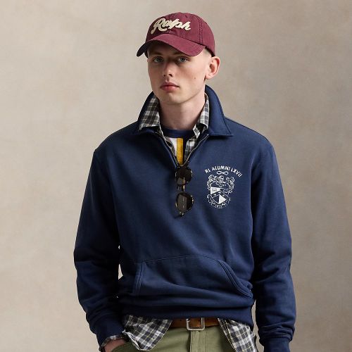 Sweat demi-zippé en molleton graphique - Polo Ralph Lauren - Modalova