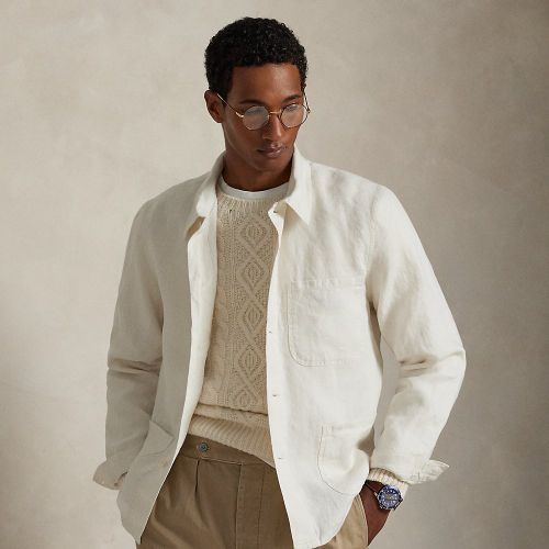 Veste utilitaire en lin - Polo Ralph Lauren - Modalova