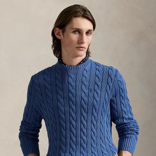 Pull torsadé en coton teint en pièce - Polo Ralph Lauren - Modalova