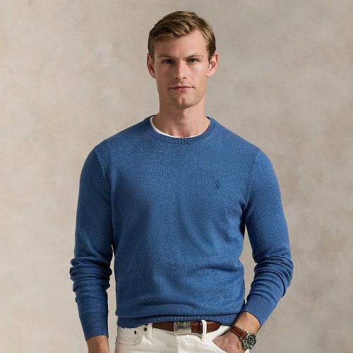 Pull col rond en coton et cachemire - Polo Ralph Lauren - Modalova