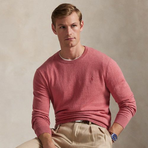 Pull col rond en coton et cachemire - Polo Ralph Lauren - Modalova