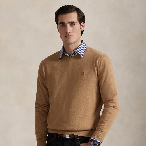 Pull col rond en coton et cachemire - Polo Ralph Lauren - Modalova