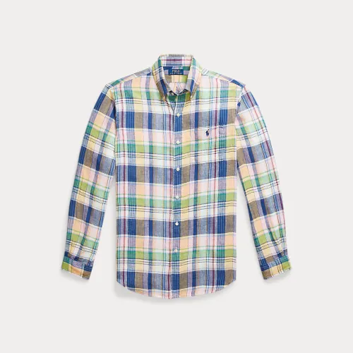 Chemise écossaise Classic Fit en lin - Polo Ralph Lauren - Modalova