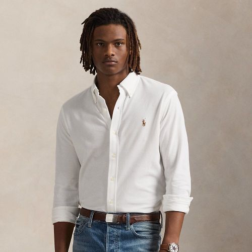 Chemise Oxford en jersey - Polo Ralph Lauren - Modalova