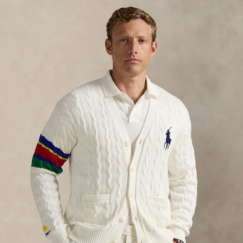 Cardigan torsadé arbitre US Open - Polo Ralph Lauren - Modalova